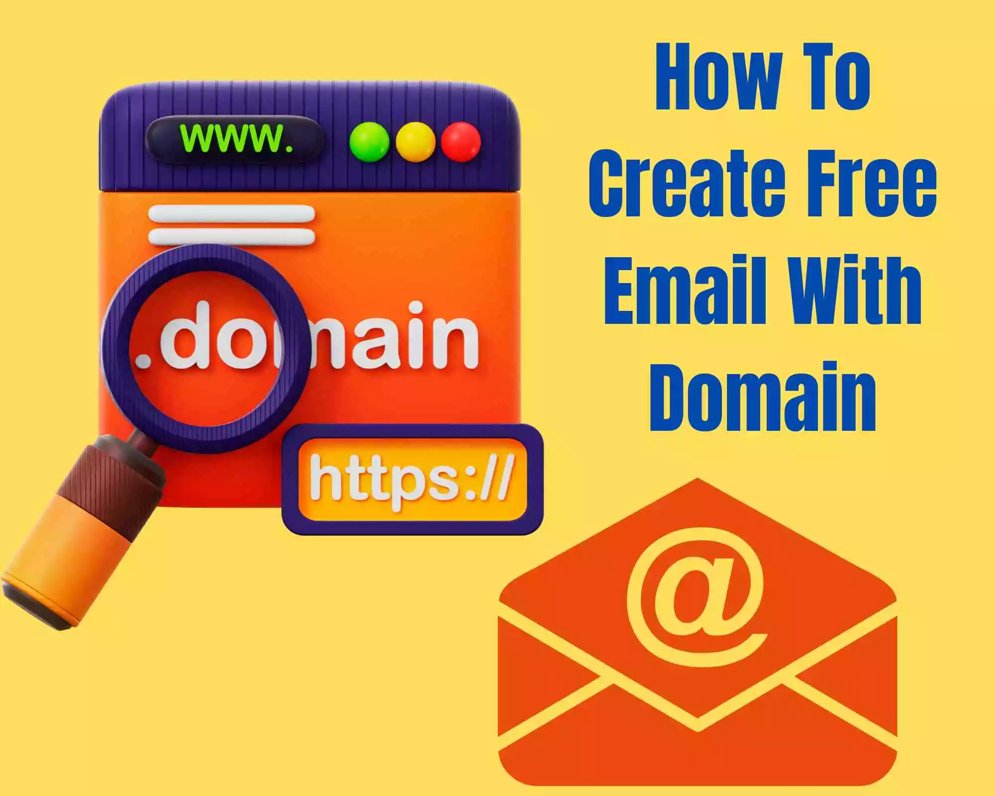 how to create free email domain