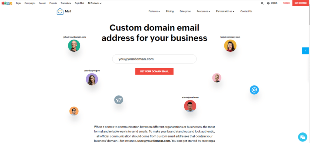 How To Create Free Domain Email Using Zoho Mail