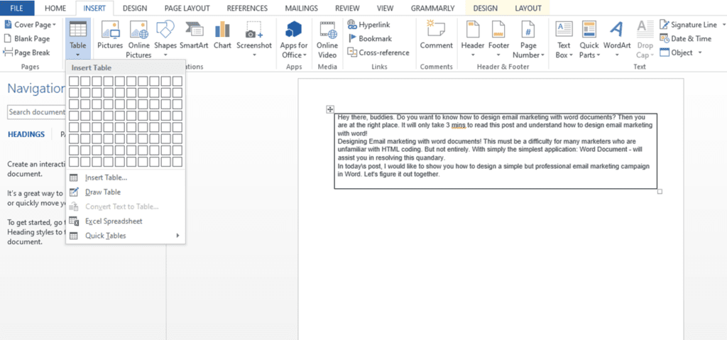  Design Email With Word Documents